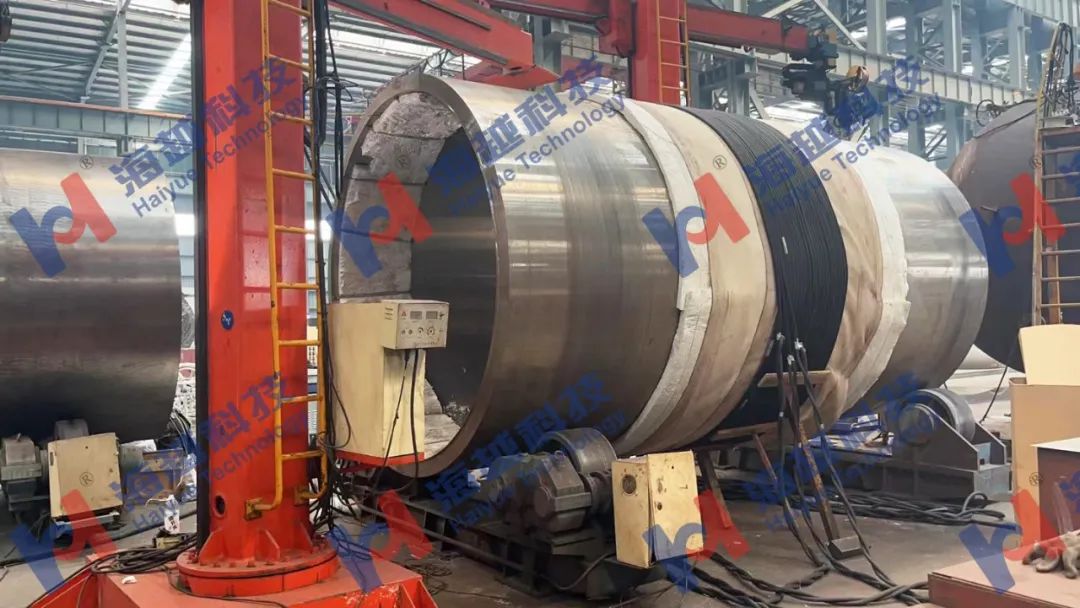 直徑2700mm,壁厚110mm,熱處理溫度690±14℃