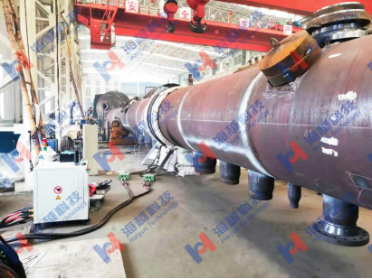 直徑1800mm,壁厚60mm,熱處理溫度665±10℃